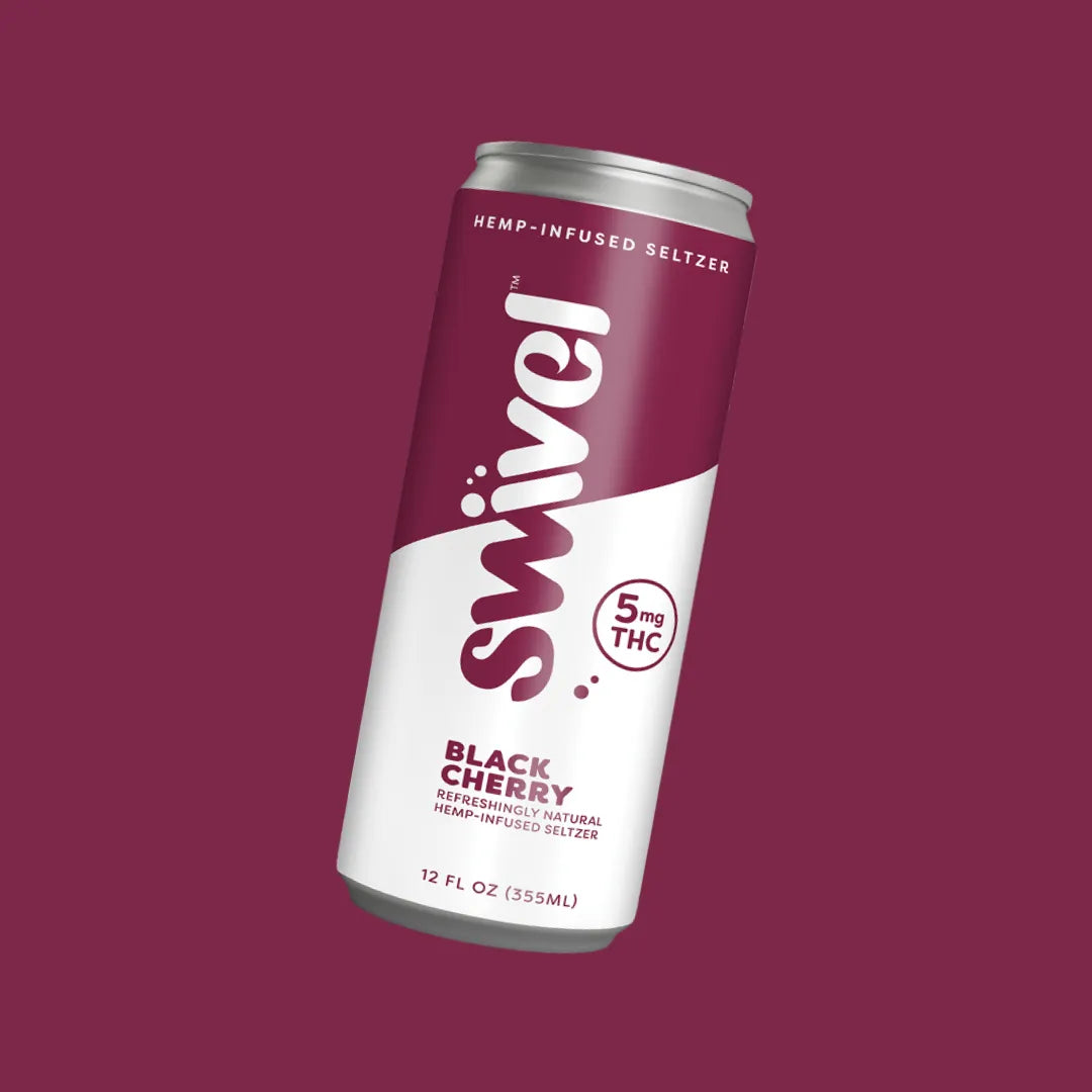 Swivel Black Cherry Seltzer | 5MG THC | 4 Pack