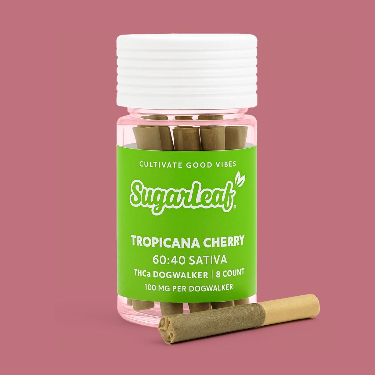 Tropicana Cherry – Sativa | THCA Dogwalkers 4 g (8 × 0.5 g Pre-Rolls)