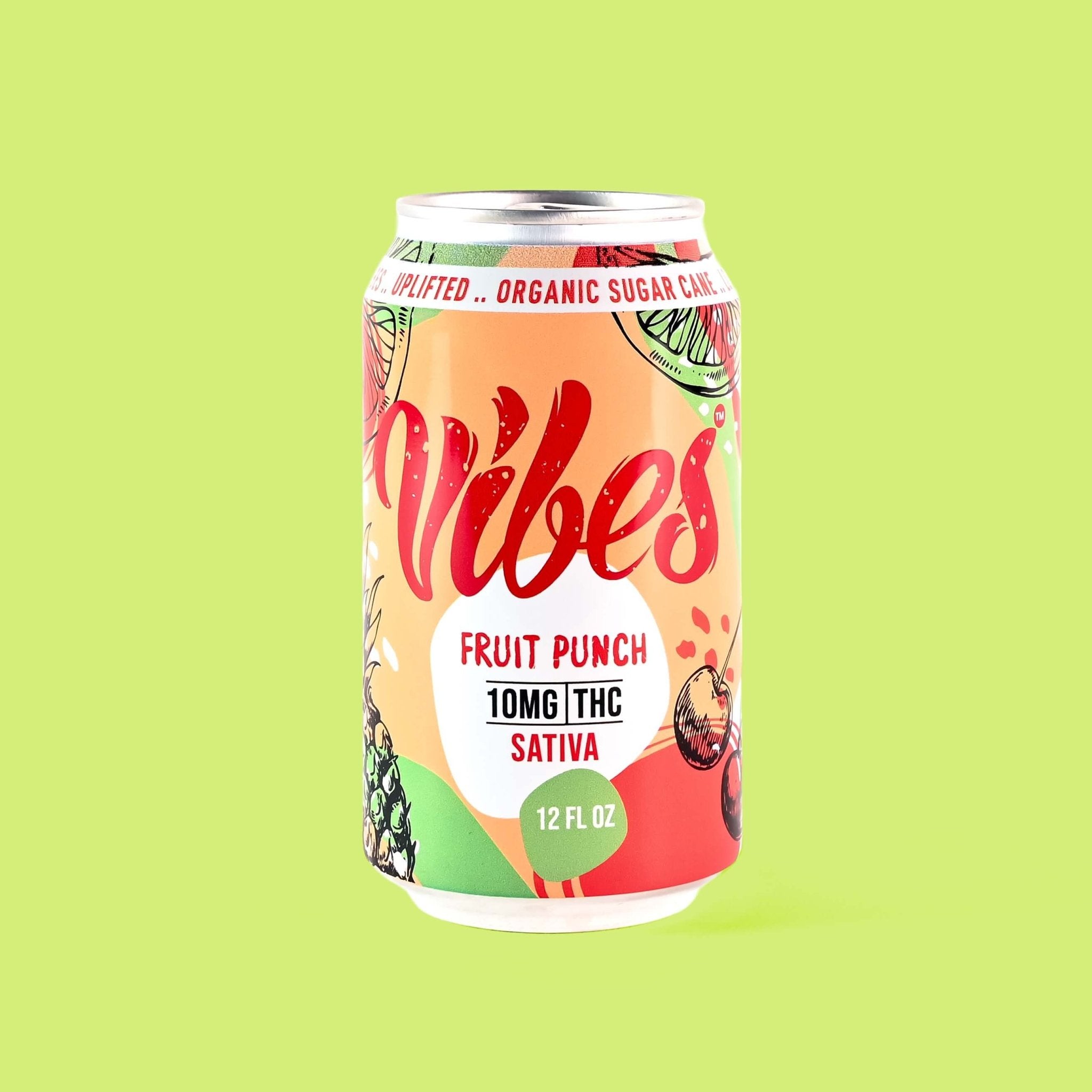 Vibes™ Fruit Punch Energize | THC Cooler | 4 Pack