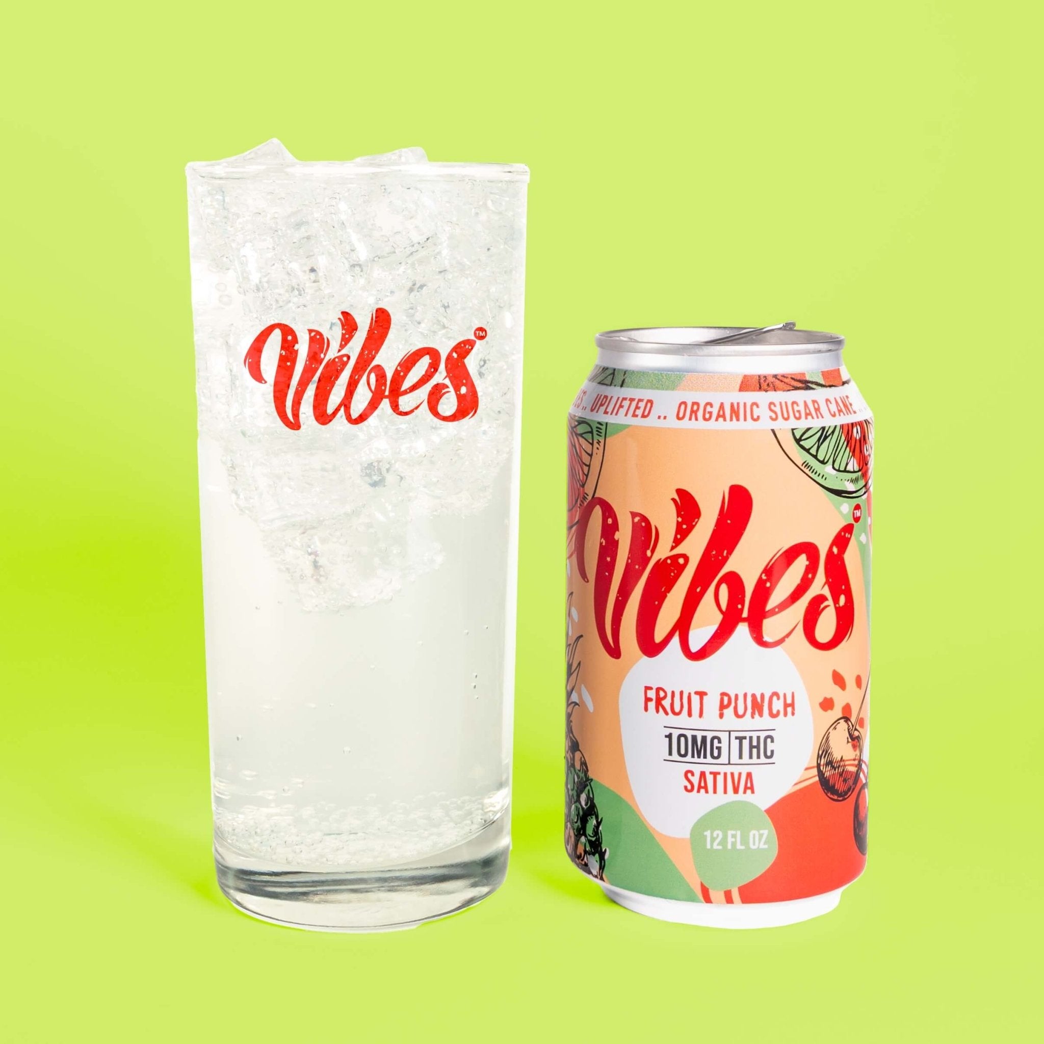 Vibes™ Fruit Punch Energize | THC Cooler | 4 Pack