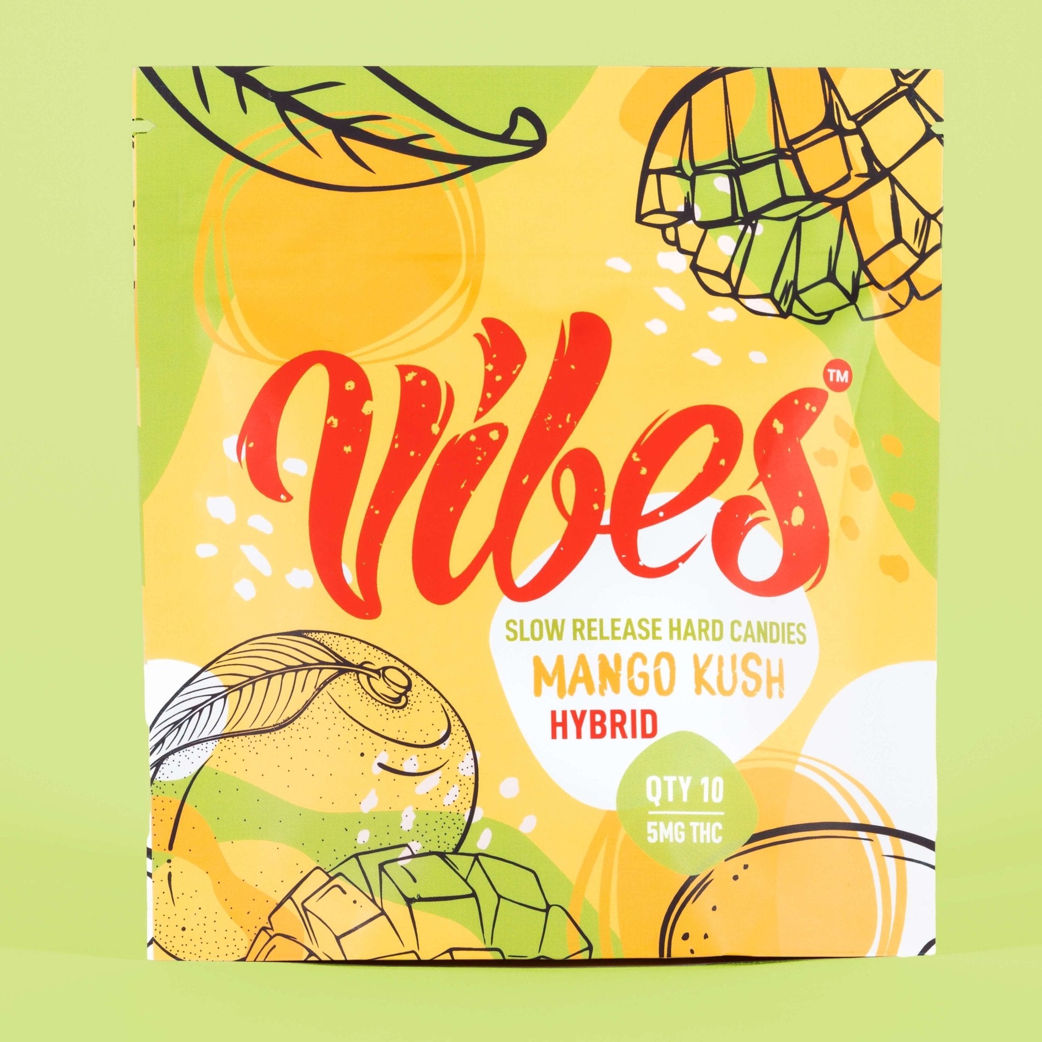 Vibes™ Hard Candies | Mango Kush Hybrid | 200mg
