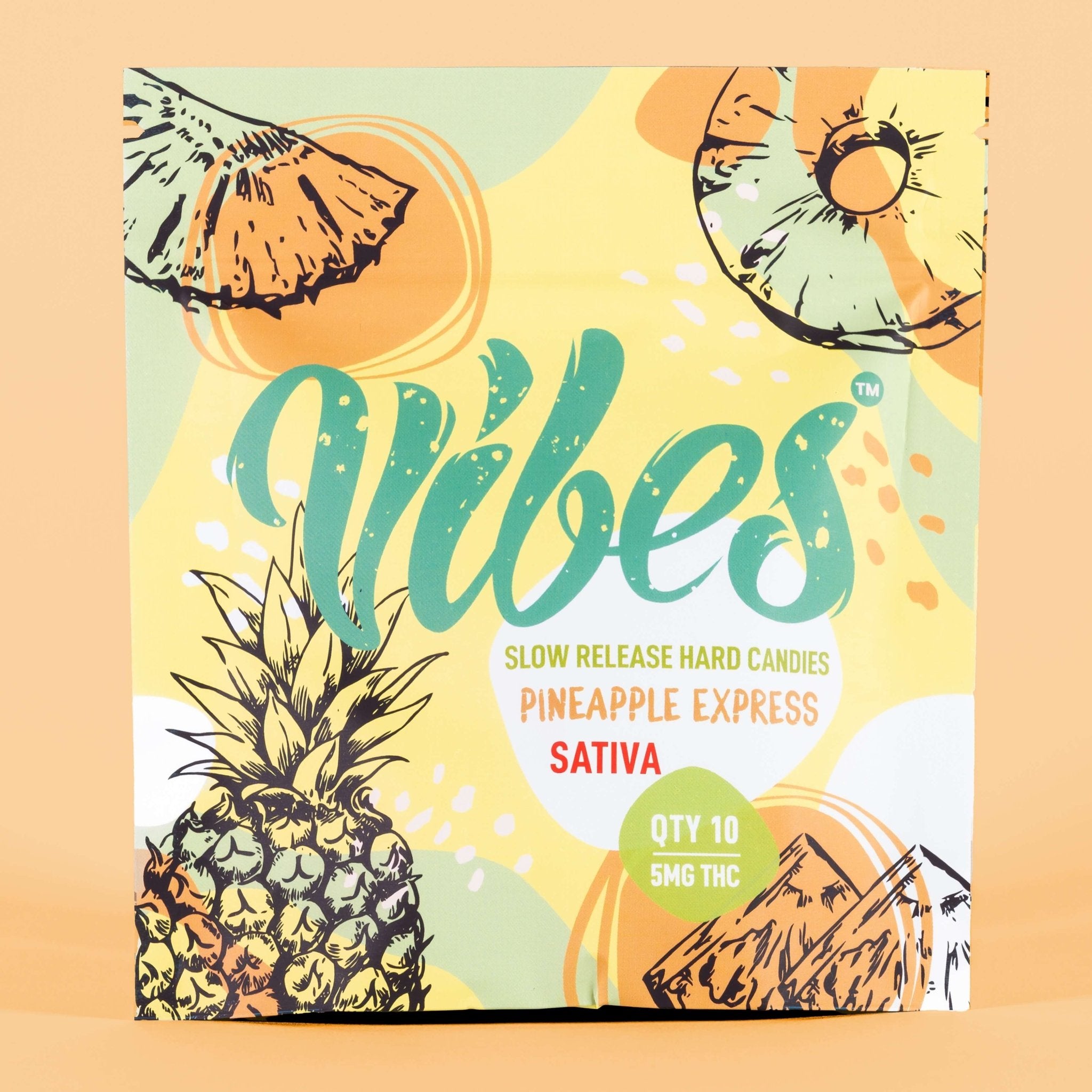 Vibes™ Hard Candies | Pineapple Express Sativa | 200mg