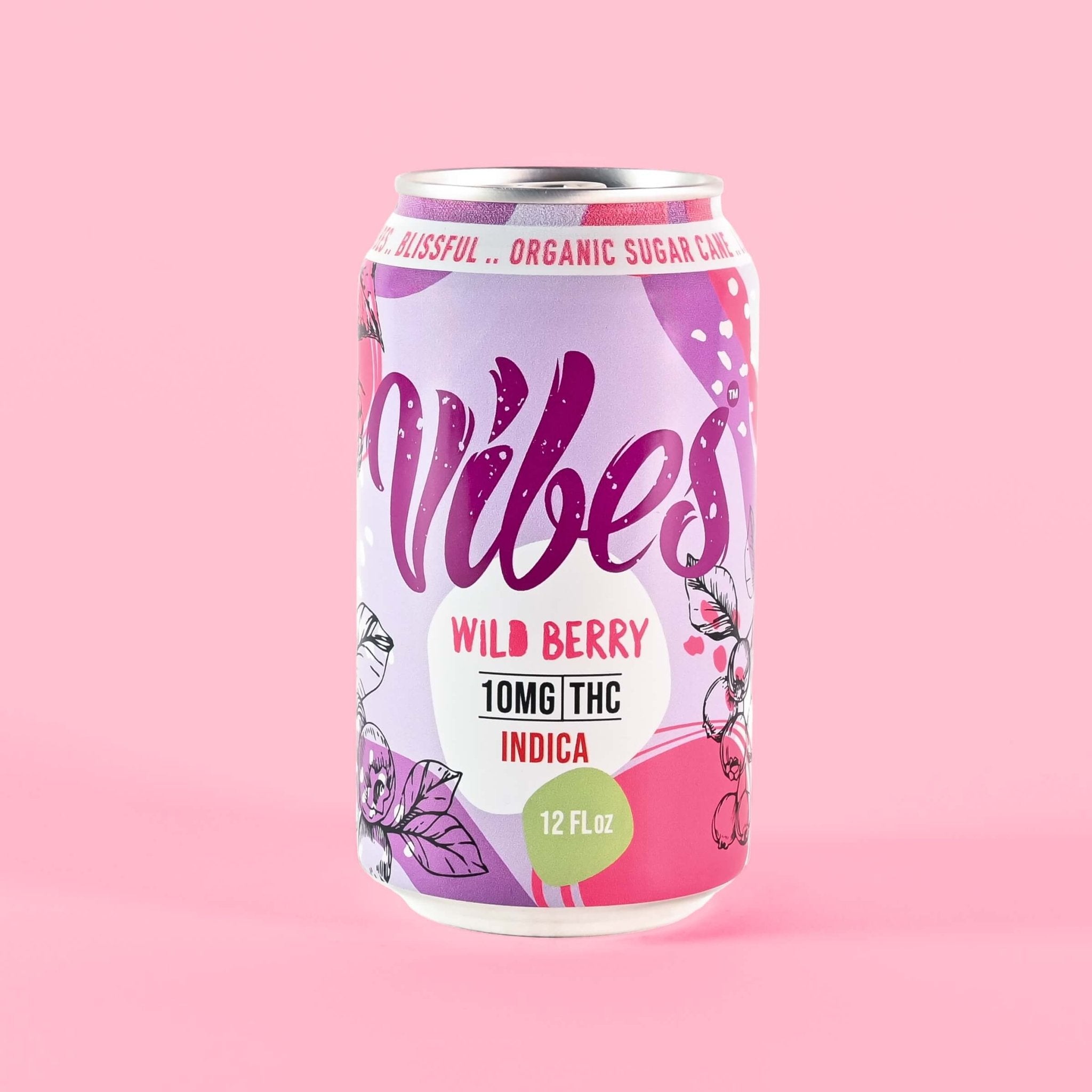 Vibes™ Wild Berry Mellow | THC + CBD Cooler | 4 Pack