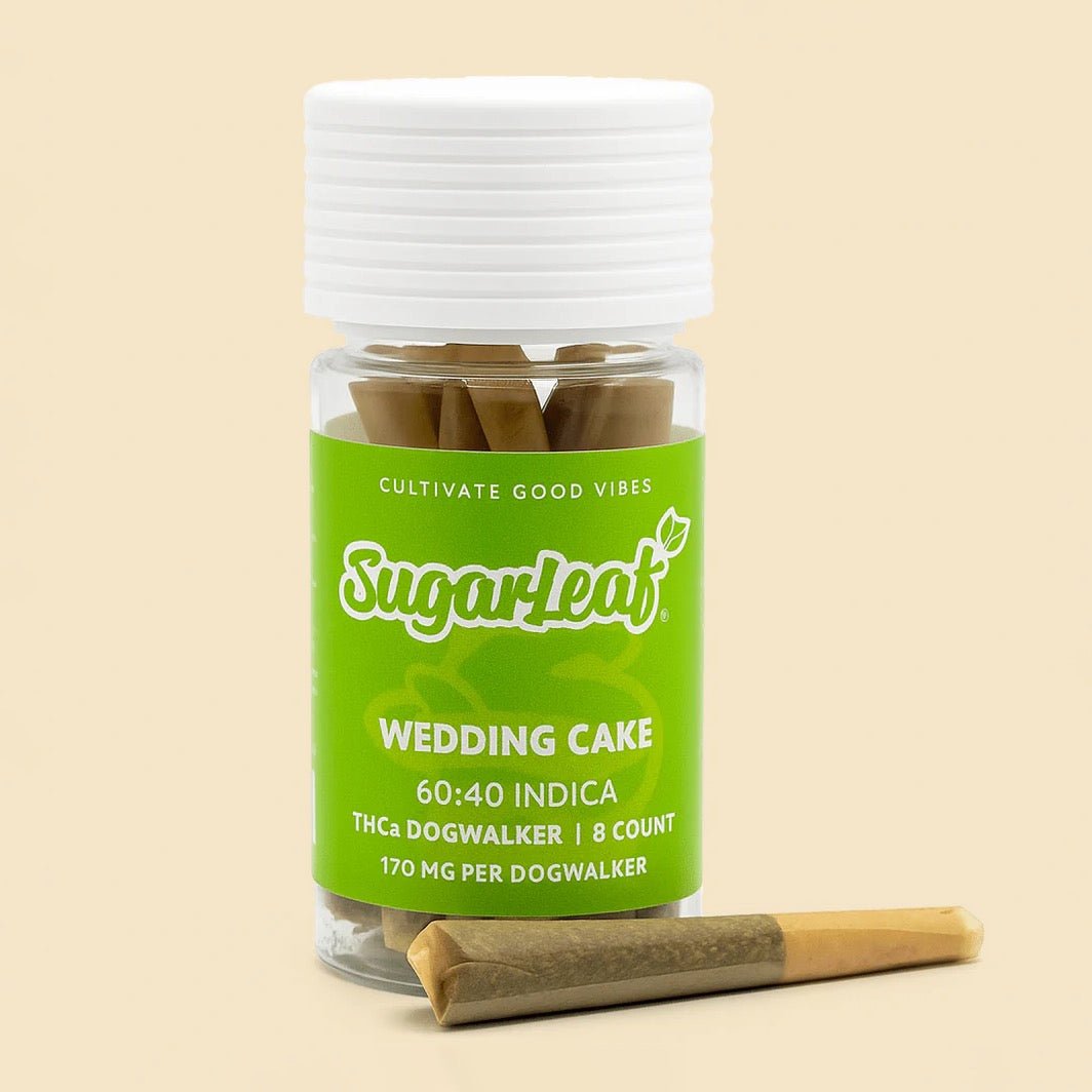 Wedding Cake – Indica | THCA Dogwalkers 4 g (8 × 0.5 g Pre-Rolls)
